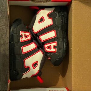 Kids Black and Red Sneakers